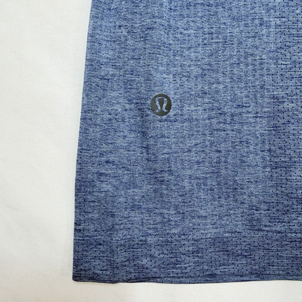 NWT Lululemon Metal Vent Tech 1/2 Zip 2.0 LARGE Tempest Blue Athleisure Running - Picture 7 of 10
